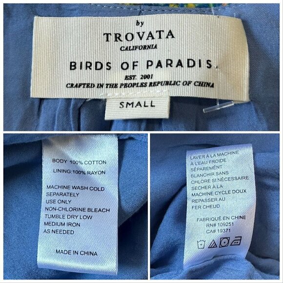 Birds of Paradis Marcella Dress, Summer Field, Size S, NWT - Picture 5 of 16